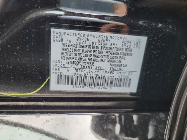 2026 Nissan Sentra SV