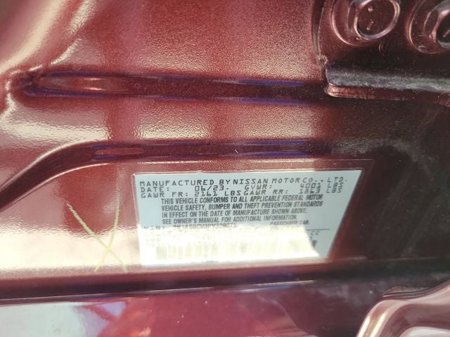 2023 Nissan Sentra SV