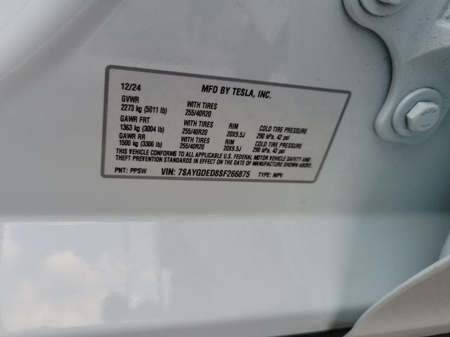 2025 Tesla Model Y Long Range