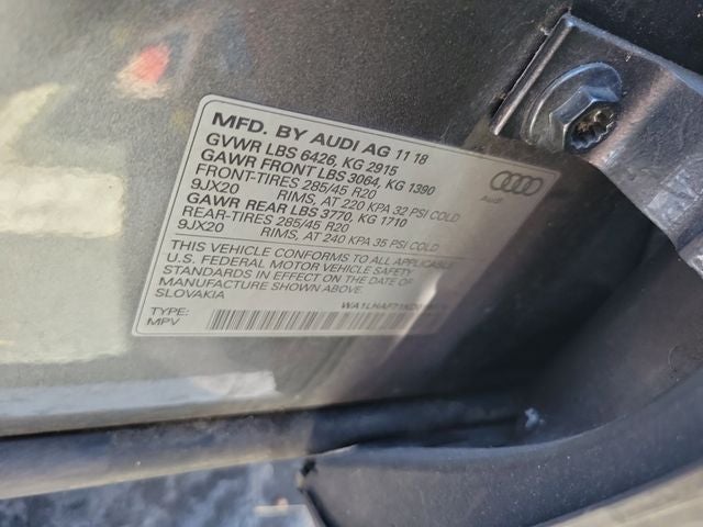 2019 Audi Q7 45 Premium Plus quattro