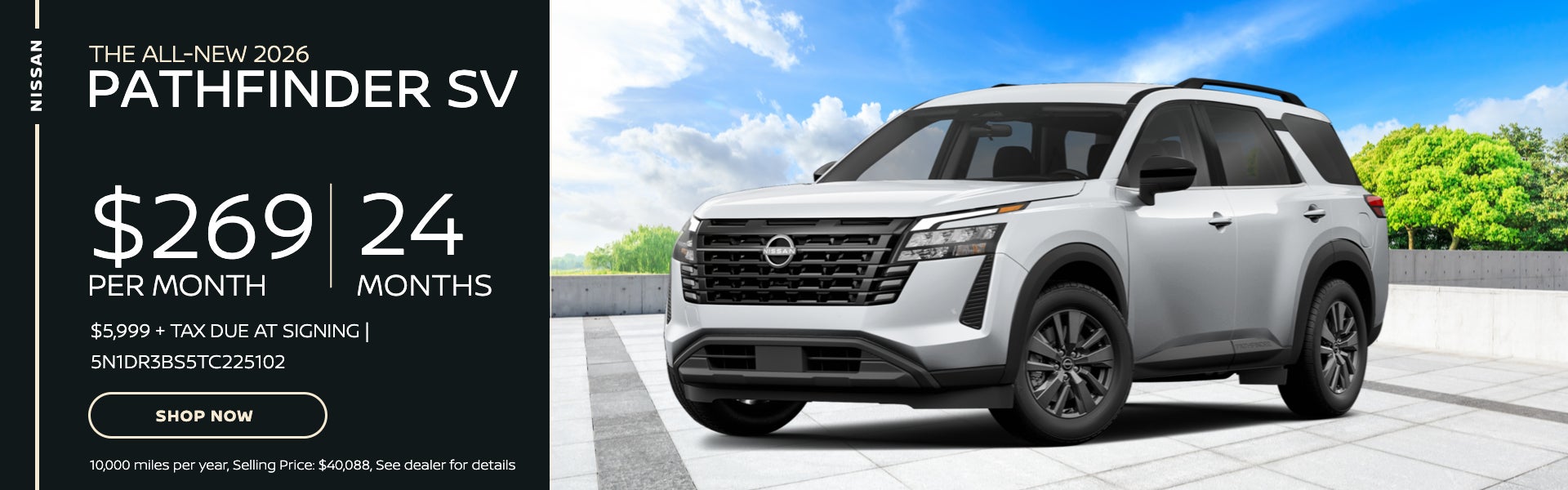 2026 Pathfinder SV at Nissan of Doral in Miami FL
