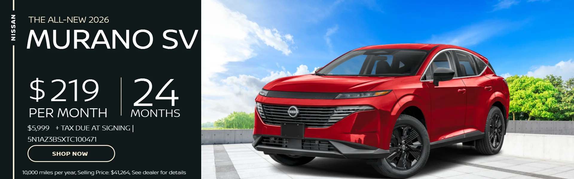 2026 Murano SV at Nissan of Doral in Miami FL