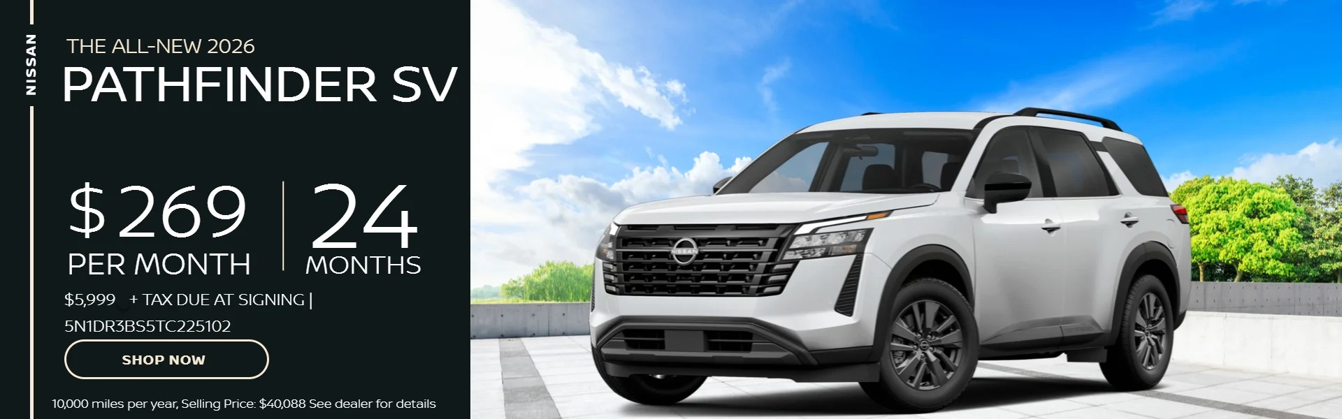 2026 Pathfinder SV at Nissan of Doral in Miami FL