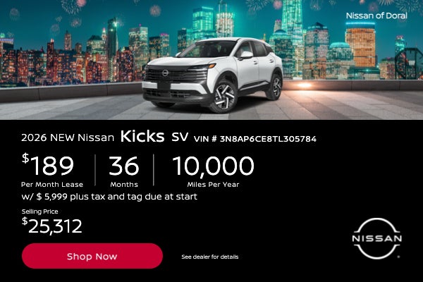 2026 Kicks SV