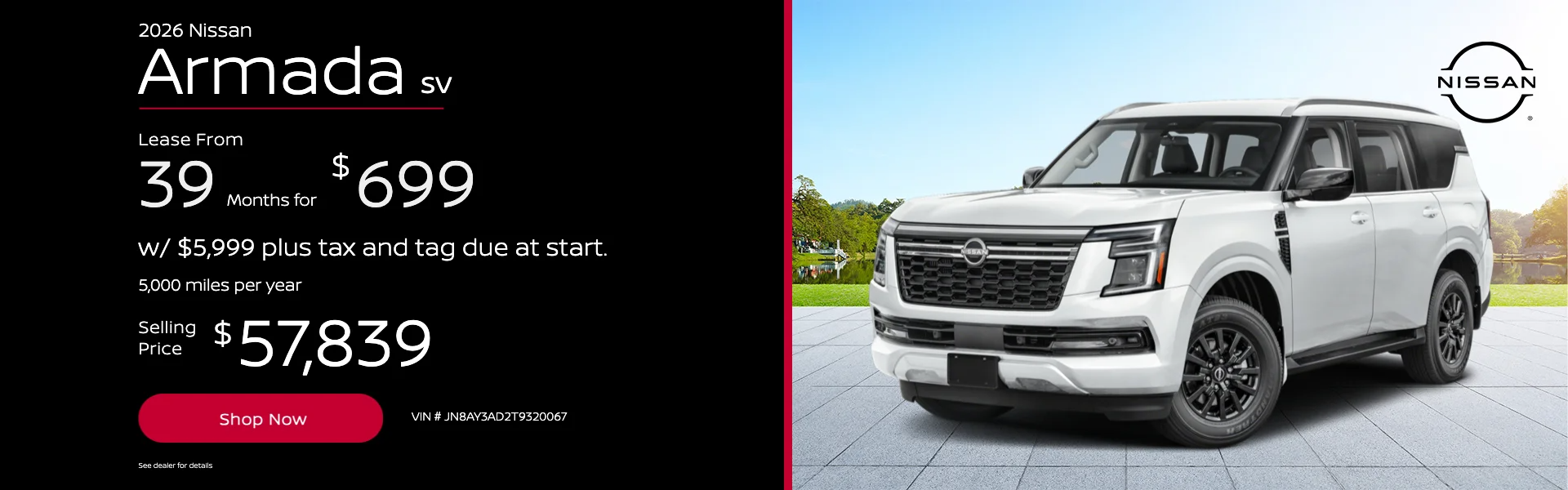 2026 Nissan Armada SV