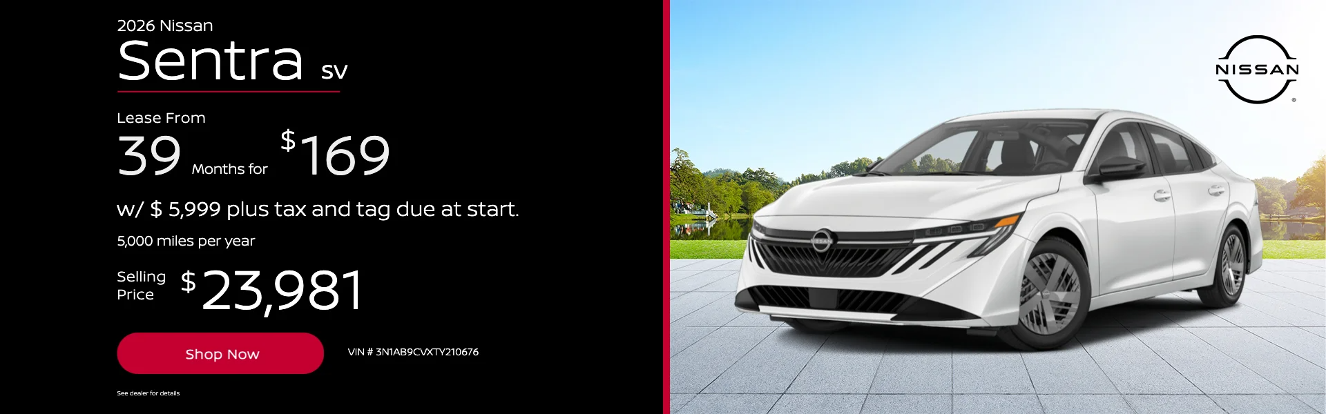 2026 Nissan Sentra SV