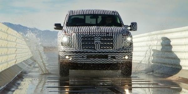Nissan Titan being tested
